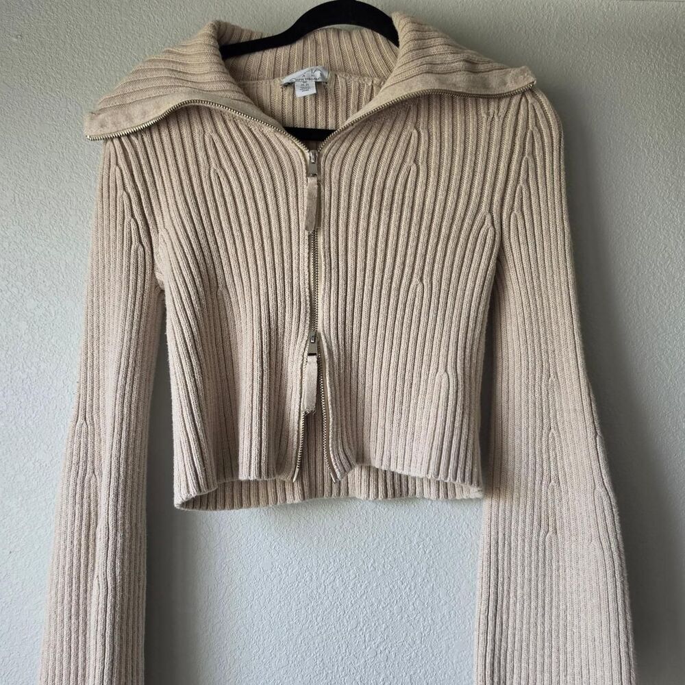 No-brand Women's Tan and Cream Jumper